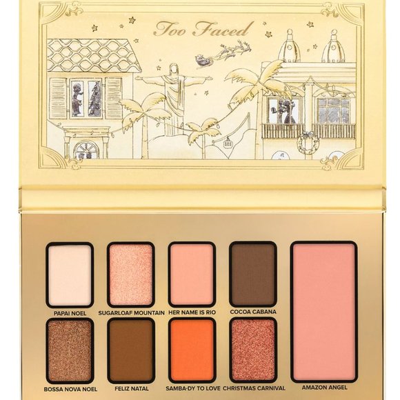 TOO FACED Christmas Around the World Ltd Edition 4 pc Holiday Makeup Collection - Picture 6 of 12